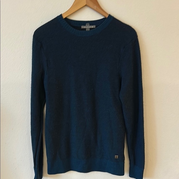 Smartwool sz M blue merino long sleeve Men's Sweater great pre owned condition - Picture 1 of 6